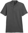 GD35 64800 Softstyle Adult Double Pique Polo Shirt Charcoal colour image